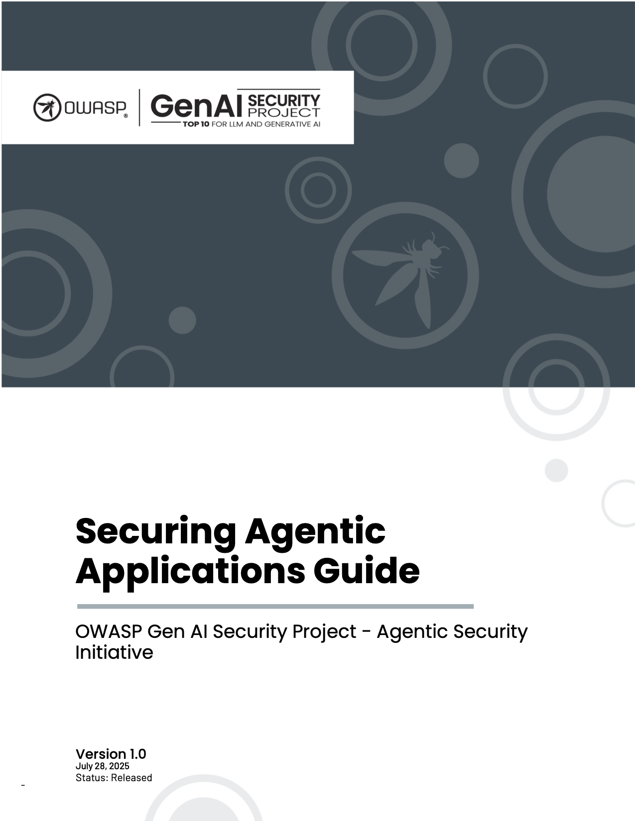 Securing Agentic Applications Guide 1.0